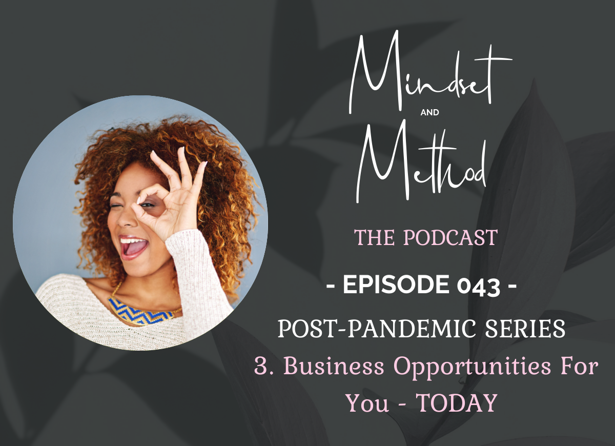 Podcast 043 - Post Pandemic Series - 3. Business Opportunities For You - TODAY